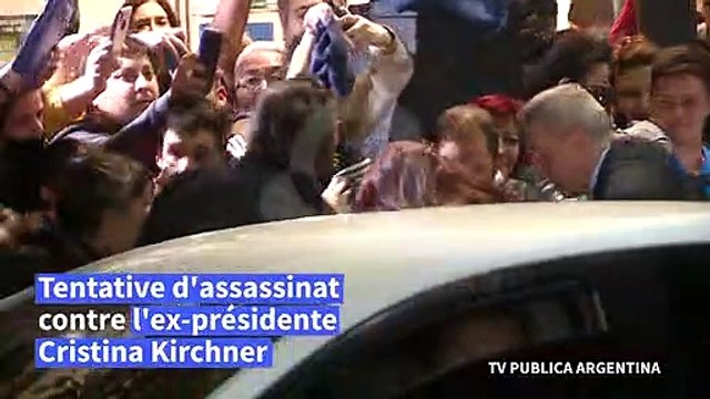 Argentine: attentat manqué à l'arme à feu contre Cristina Kirchner
