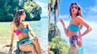 Nusrat Jahan Blue Bikini Bold look Viral | Boldsky *Entertainment