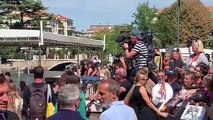 Mostra Venezia: Chalamet arriva al Lido, folla impazzita - video