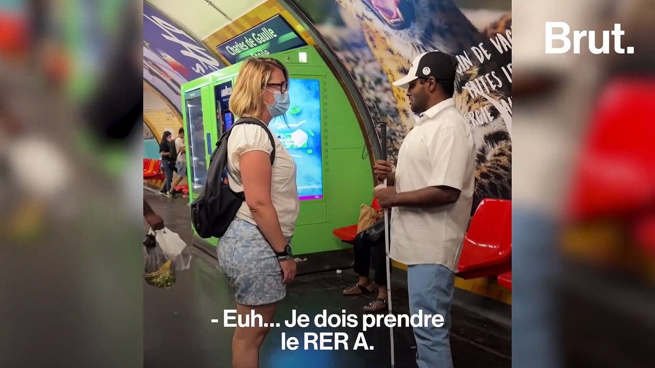 Le quotidien d'un malvoyant dans les transports en commun parisiens