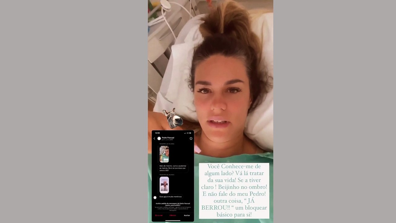 Ana Barbosa expõe mensagens ofensivas