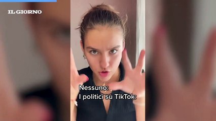 Politici su TikTok? Risponde una 19enne: "Sparite di qui, vi prendiamo per il c*lo"
