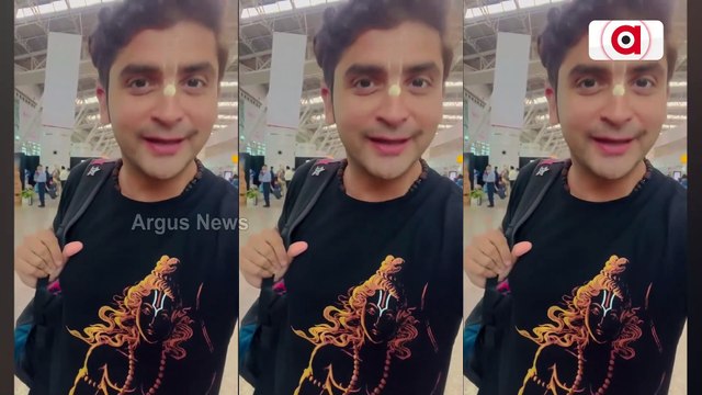 Youtuber Govind Krsna Das praised Sand Art of Holy Trinity by Sudarshan Patnaik at BBSR Airport