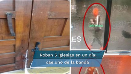 Cae integrante de banda dedicada al robo en Iglesias; en un día asaltaron cinco parroquias