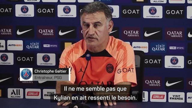 PSG - Galtier ne voit pas Mbappé perturbé par l'affaire Pogba