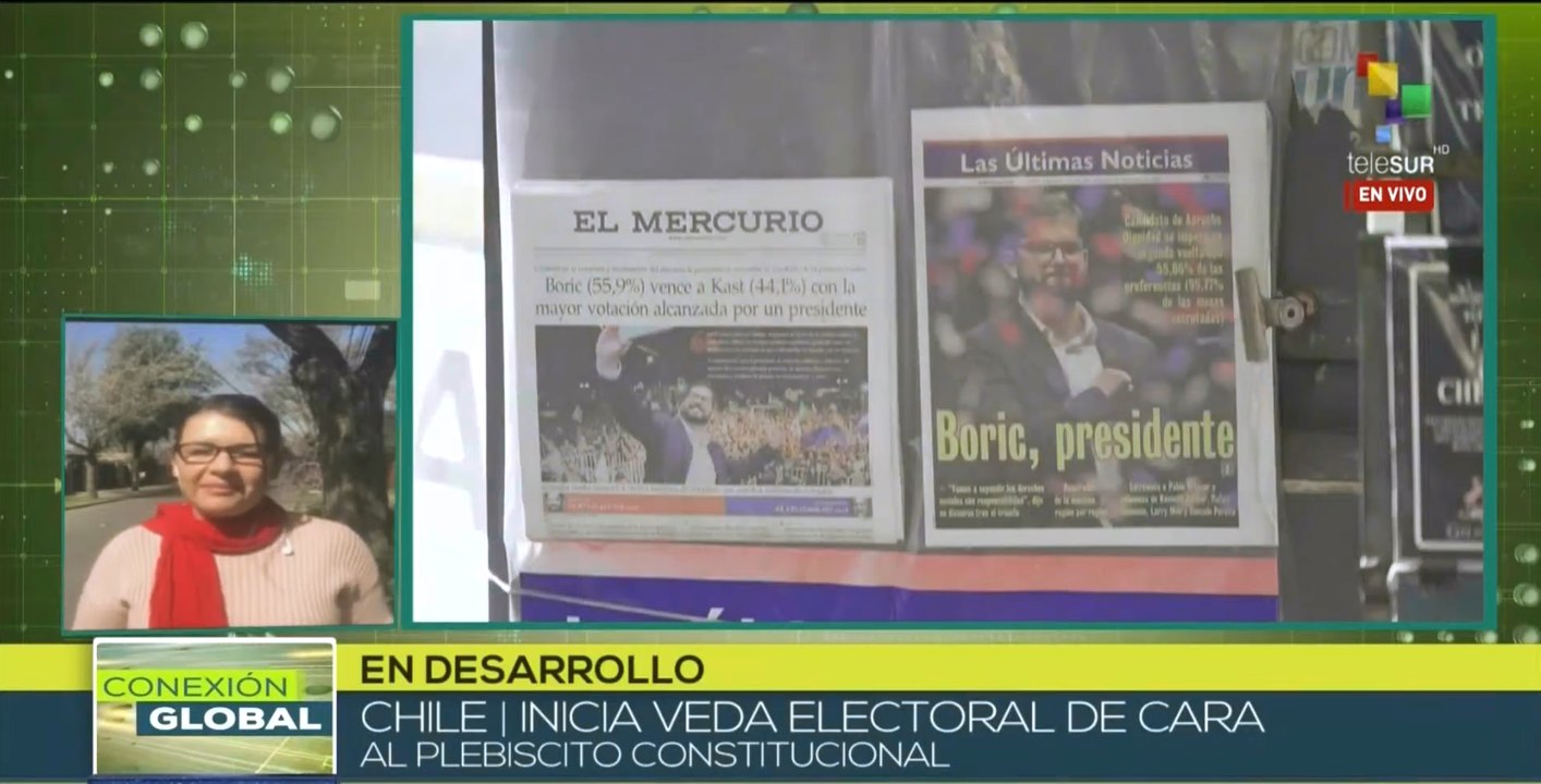 Chile decreta silencio electoral en vísperas de referéndum constitucional