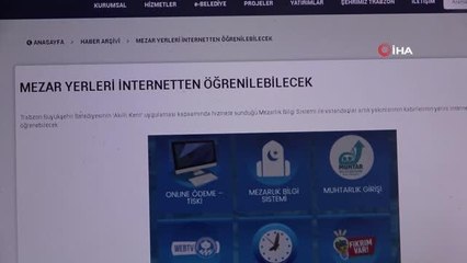 Vatandaşlar, yakınlarının mezar fotoğrafları ve mezar konum bilgilerine artık bir tıkla ulaşabilecekler