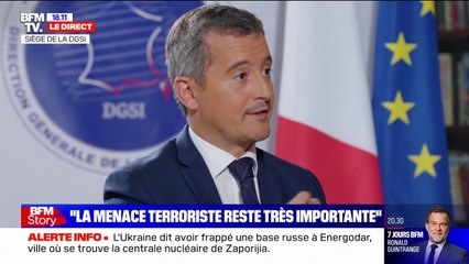 Gérald Darmanin: "Nous avons déjoué 6 attentats" depuis l'année dernière