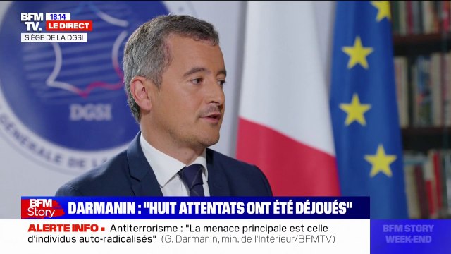 Gérald Darmanin: 300 personnes sont sorties de prison ces dernières années en lien direct avec un projet terroriste (...) elles sont toutes surveillées