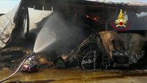 Incendio in una azienda agricola nel padovano, in salvo 300 animali