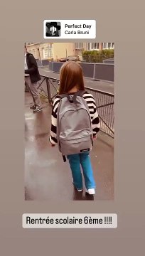 Carla Bruni : c'est l'heure de la rentrée pour sa fille Giulia Sarkozy