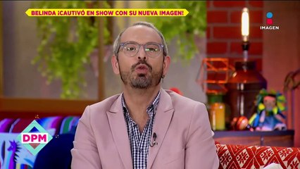 VIDEO Belinda presumiendo su cabello corto y rosa