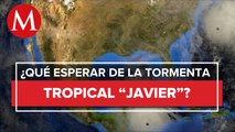 Once-E' se intensifica a tormenta tropical 'Javier'; estos estados serán afectados con lluvias