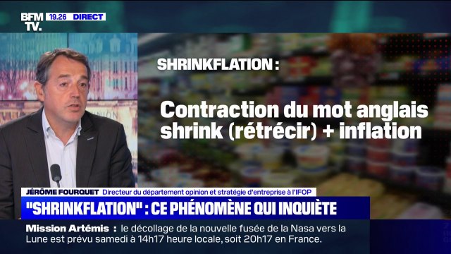 Shrinkflation : Ces pratiques existent depuis 20/30 ans , assure Jérôme Fourquet (IFOP)