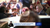 Argentine VP Cristina Fernandez de Kirchner, muntik mabaril | Saksi