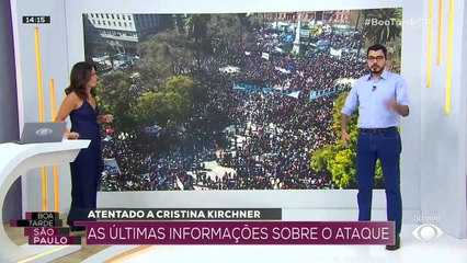 Últimas informações sobre o atentado a Cristina Kirchner 02/09/2022 14:42:00