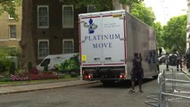 Removal van seen outside Number 10 Downing Street
