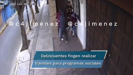 Así se disfrazan de empleados del Gobierno CDMX para robar