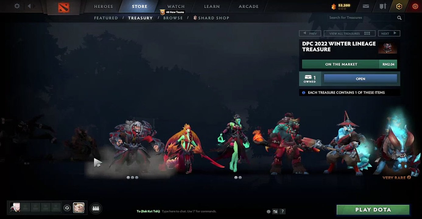 Dota 2 - Battle Pass 2022 Treasure Full Preview!!!