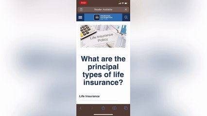 Types of Insurance