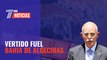 El diputado de Vox por Cádiz, Agustín Rossety denuncia el vertido de fuel en aguas de la Bahía de Algeciras
