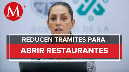 Gobierno de CdMx reducirá a 50 por ciento trámites para abrir restaurantes