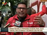 Militancia del PSUV se moviliza en Caracas rumbo a la elección de jefes y jefas de UBCH