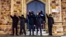 Neo-Nazis caught performing Nazi salute outside Adelaide Holocaust Museum