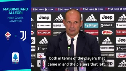 Allegri admits 'tough to grade' Juve's transfer window