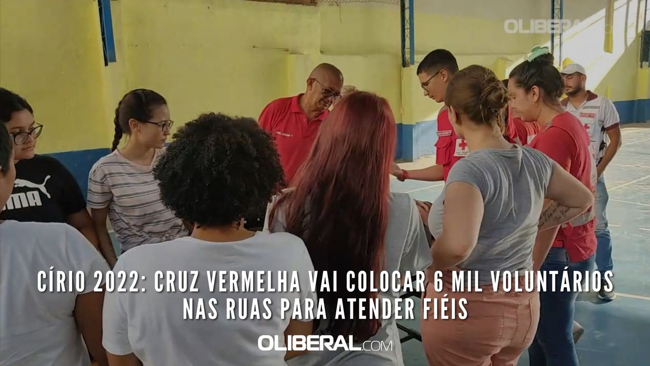 Círio 2022: Cruz Vermelha vai colocar 4 mil voluntários nas ruas para atender fiéis