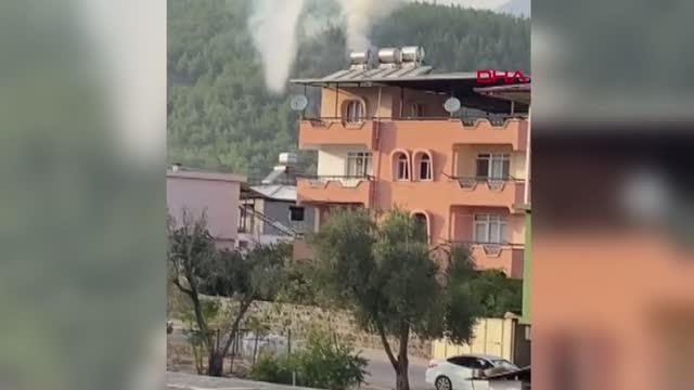 HATAY'DA ORMAN YANGININDA 5 HEKTARLIK ALAN ZARAR GÖRDÜ