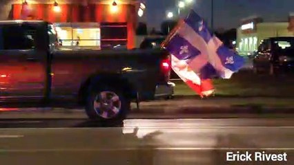 Manifestation au Pasquier (Le Reflet - Erick Rivest)