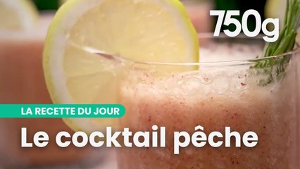 Vidéo de la recette du cocktail à la pêche - 750g