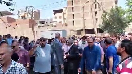 أهالى طنطا يودعون الإعلامى جلال عوارة