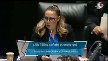“Puras mentiras”, Lilly Téllez a Adán Augusto López sobre el informe de AMLO