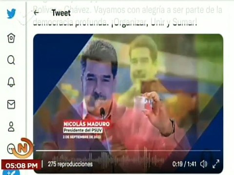 Presidente Maduro invita a participar en la histórica jornada de elección de jefes y jefas de UBCH