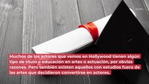 Estas celebridades tienen títulos universitarios fuera de las artes