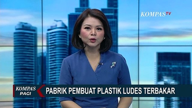 Pabrik Plastik di Deliserdang Ludes Terbakar, Pemicu Munculnya Api Masih Diselidiki