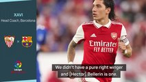 Xavi 'wanted pure wingers' with arrival of Bellerin and Alonso