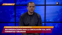 Recomendaciones para la circulación vial ante tormentas y granizos