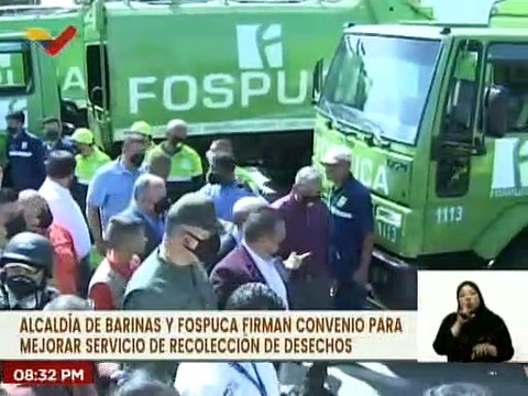 Alcaldía de Barinas y Fospuca firman convenio para optimizar servicio de recolección de desechos