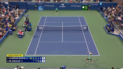 Une balle de match de folie : le tweener-lob de Carreno Busta a écoeuré De Minaur