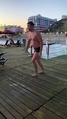 A Sad Spring Into the Sea