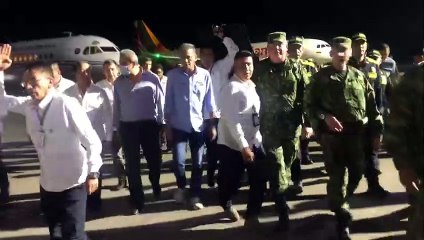El presidente Gustavo Petro ya llegó a Neiva por masacre a policías