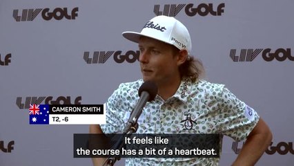 Smith 'really enjoyed' first round of LIV Golf
