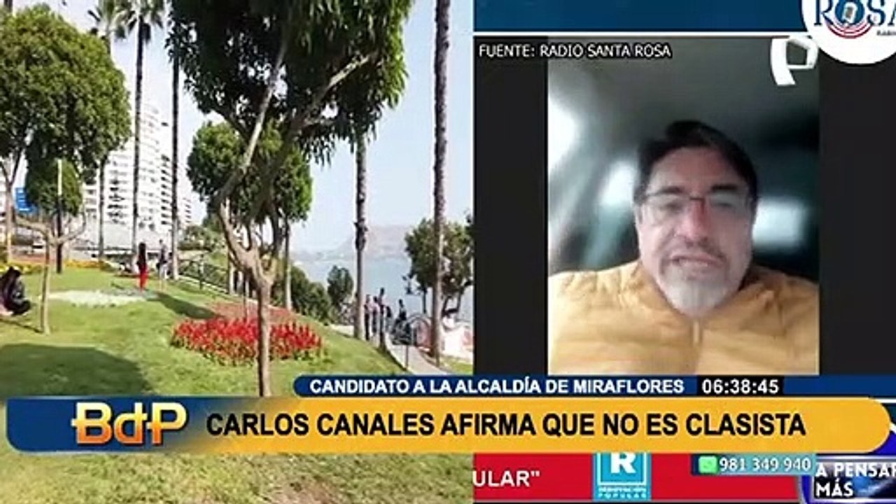 Candidato a la alcaldía de Miraflores niega ser clasista: "Yo soy de Ayacucho, soy serrano"