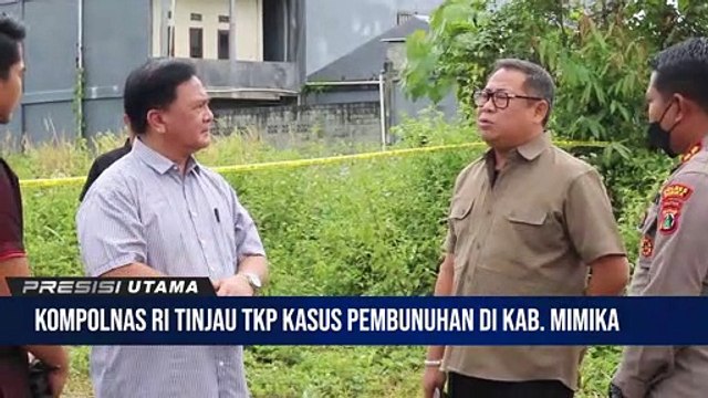 Kompolnas RI Tinjau TKP Kasus Pembunuhan di Kabupaten Mimika