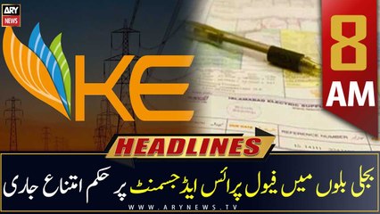 ARY News | Headlines | 8 AM | 3rd September 2022