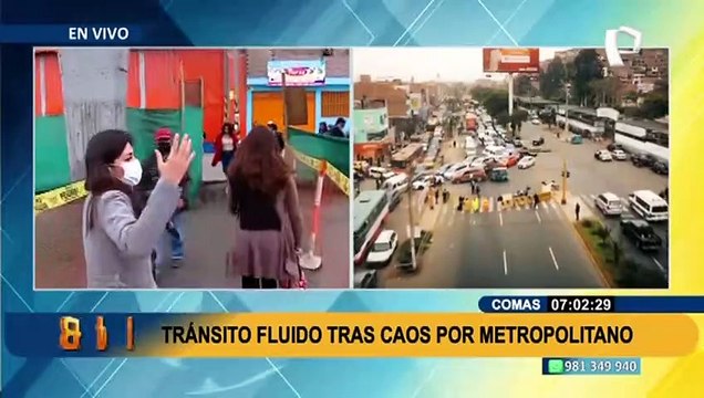 Tras caos por Metropolitano: Tránsito fluido, pero peatones caminan largo tramos
