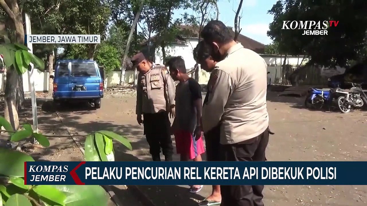 Curi Rel Kereta Api Milik Daop 9 Jember, 2 Pria Ini Diringkus Polisi